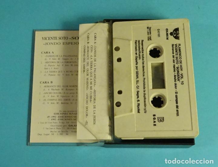 Casetes antiguos: VICENTE SOTO / SORDERA. JONDO ESPEJO GITANO - Foto 2
