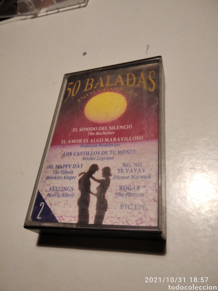 Casetes antiguos: Caset 50 baladas inolvidables - Foto 1