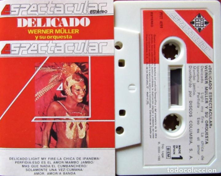 Casetes antiguos: WERNER MULLER Y SU ORQUESTA - DELICADO - Foto 1