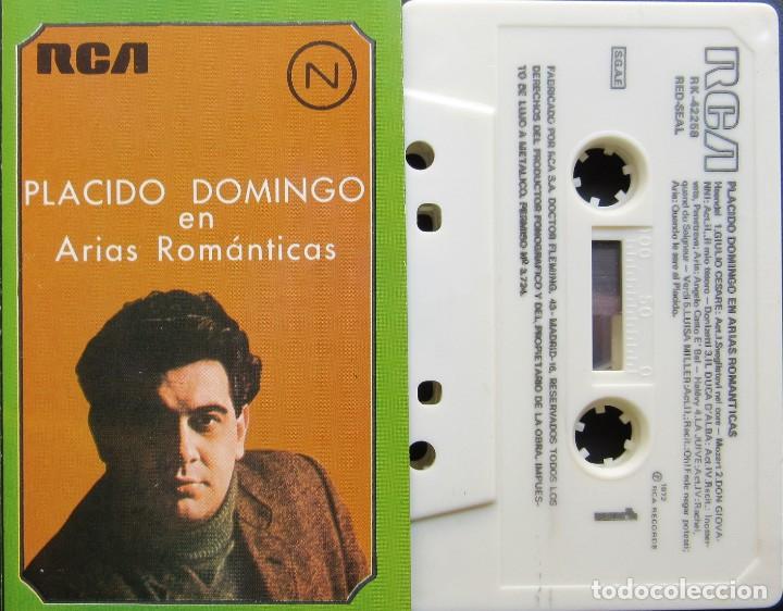 Casetes antiguos: PL&Aacute;CIDO DOMINGO - ARIAS ROM&Aacute;NTICAS - Foto 1