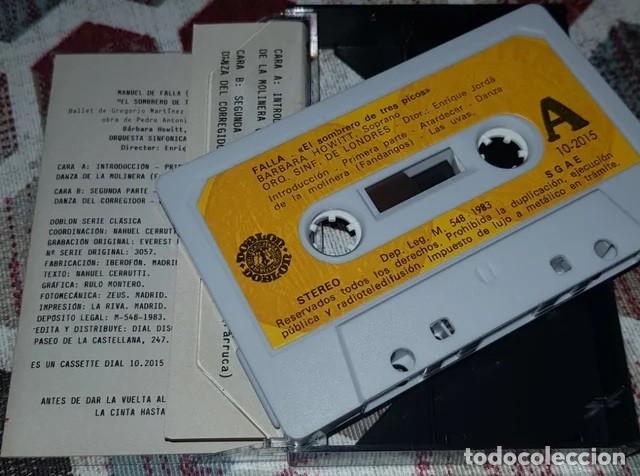 Casetes antiguos: Manuel De Falla EL SOMBRERO DE TRES PICOS cassette - Foto 3