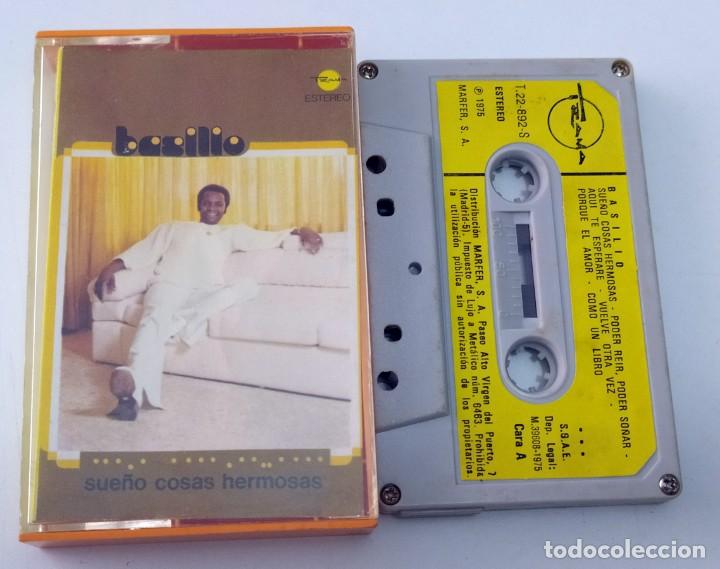 Casetes antiguos: CASSETTE BASILIO - SUE&Ntilde;O COSAS HERMOSAS - Foto 1