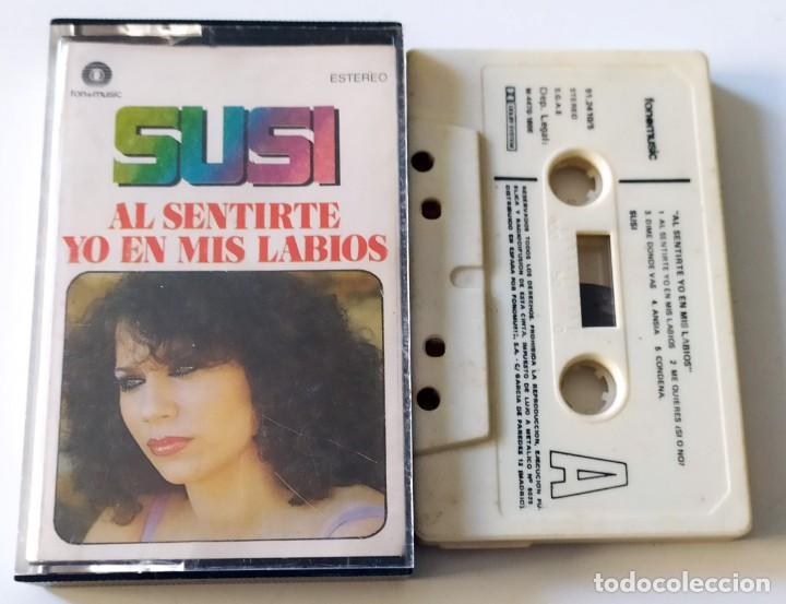 Casetes antiguos: CASSETTE SUSI - AL SENTIRTE YO EN MIS LABIOS - Foto 1