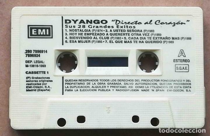 Casetes antiguos: Dyango Directo al coraz&oacute;n MC-1 - Foto 3