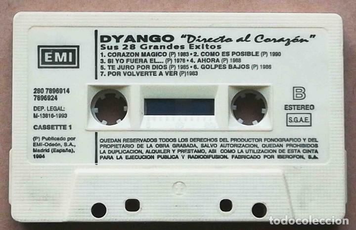 Casetes antiguos: Dyango Directo al coraz&oacute;n MC-1 - Foto 4