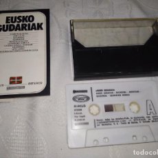 Casetes antiguos: EUSKO GUDARIAK (TELESFORO MONZÓN, MARI ABESBATZA, ...) CASSETTE - CASETE MOVIPLAY - AÑO 1977. Lote 299459088