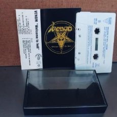 Casetes antiguos: VENOM-CASSETTE WELCOME TO HELL. Lote 299848978