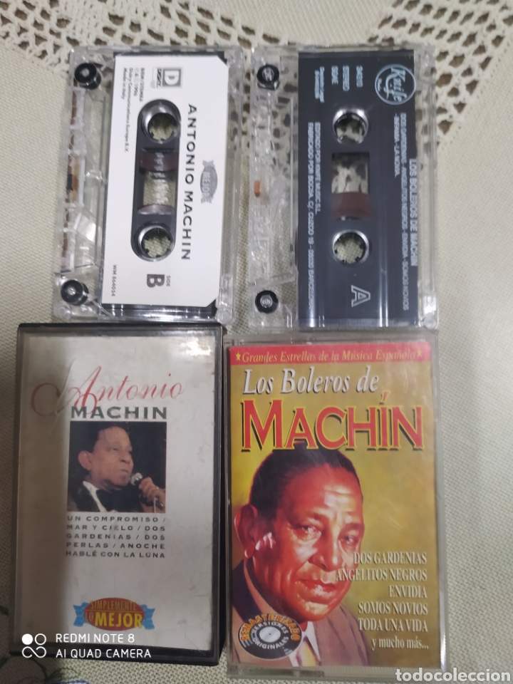 Casetes antiguos: Dos Cintas de Casette de Antonio Mach&iacute;n - Foto 1