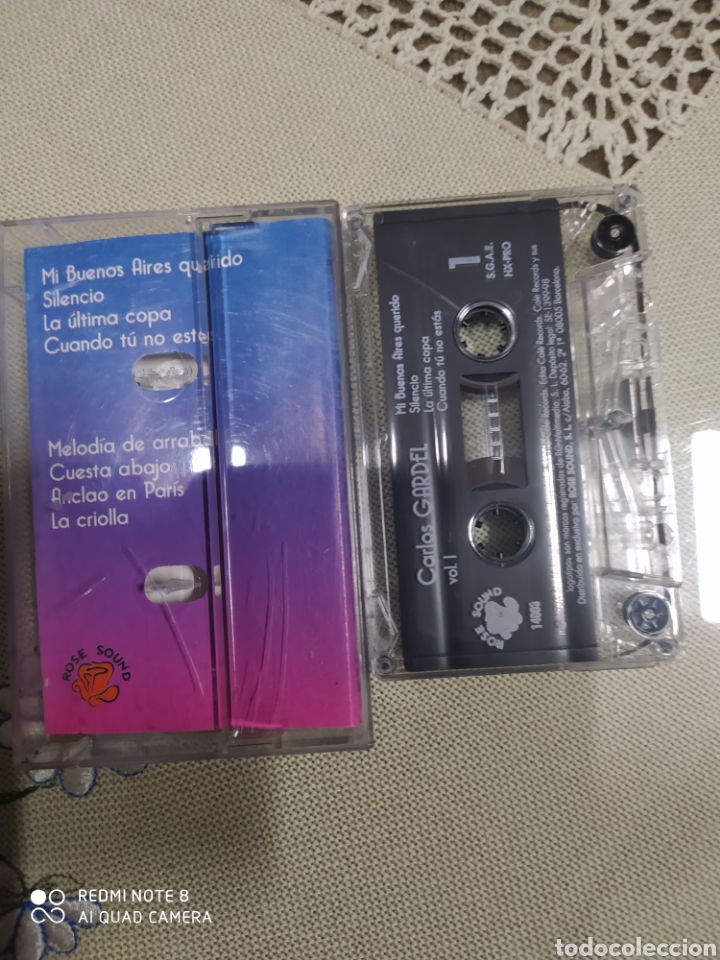 Casetes antiguos: Cinta de Casette de Carlos Gardel - Foto 2