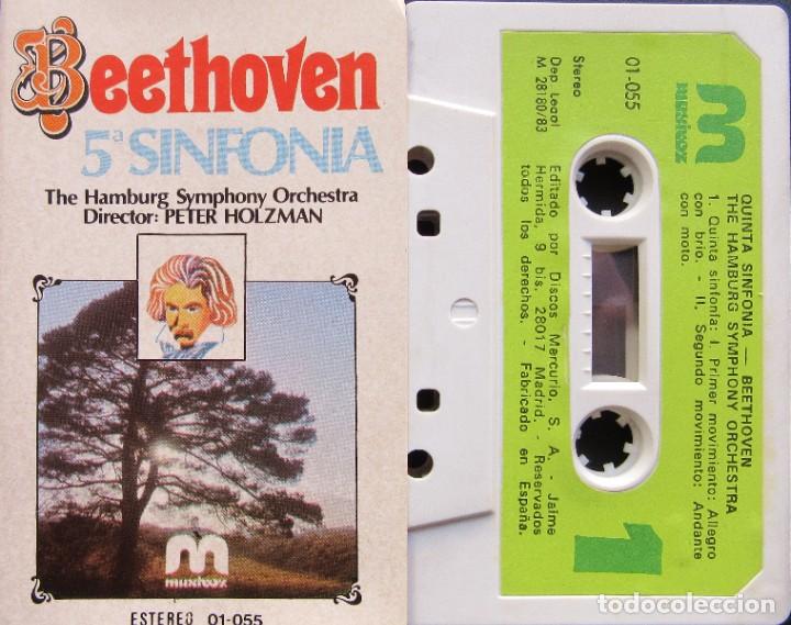 Casetes antiguos: BEETHOVEN 5&ordf; SINFON&Iacute;A - PETER HOLZMAN - Foto 1