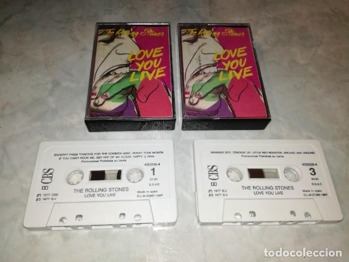 Casetes antiguos: DOBLE CASETE THE ROLLING STONES-LOVE YOU LIVE