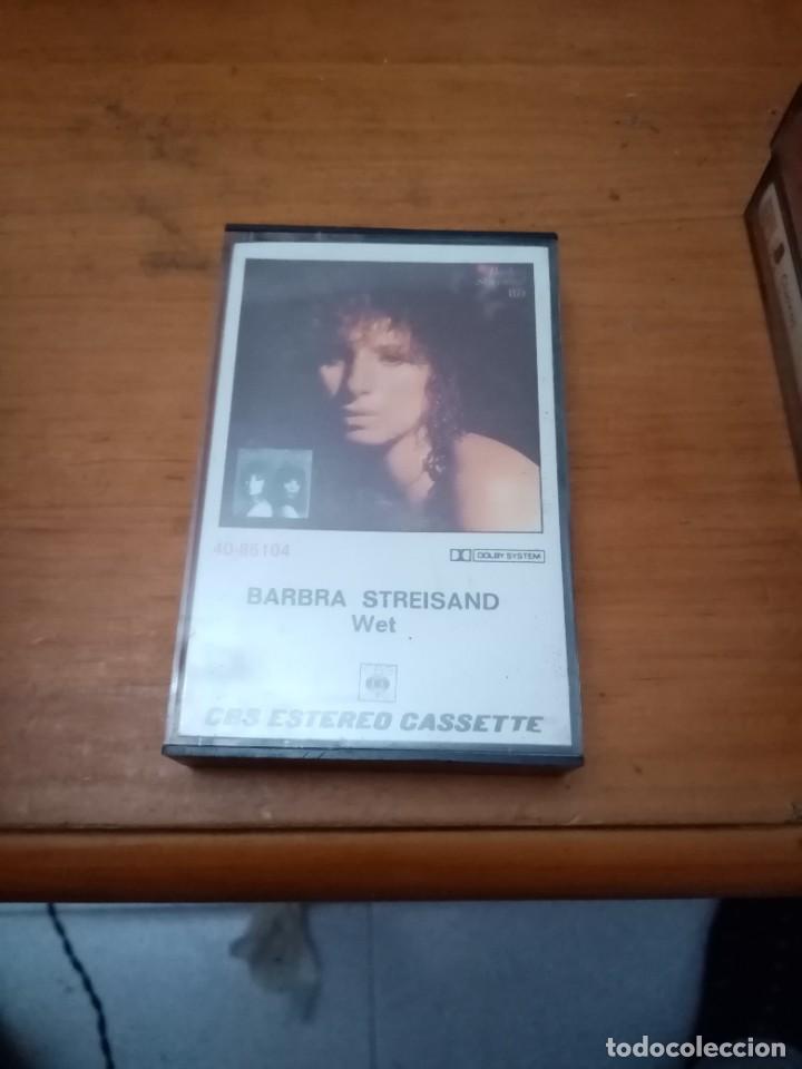 Casetes antiguos: BARBRA STREISAND WET. C21F - Foto 1
