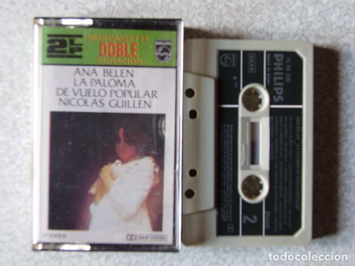 Casetes antiguos: ANA BELEN.LA PALOMA DE VUELO POPULAR...DOBLE DURACION....PEDIDO MINIMO 5&euro;