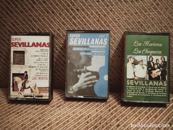 Casetes antiguos: SEVILLANAS LOS ROCIEROS LOS CHOQUEROS - Foto 1