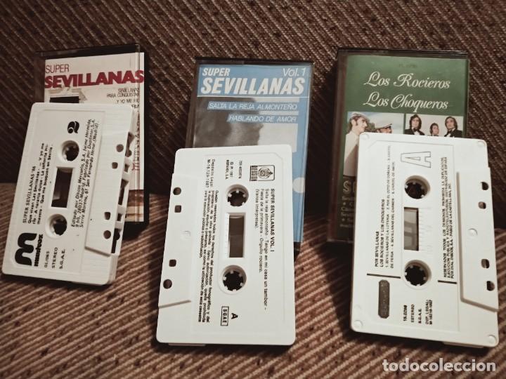 Casetes antiguos: SEVILLANAS LOS ROCIEROS LOS CHOQUEROS - Foto 2