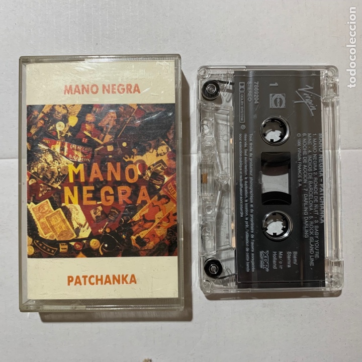 Casetes antiguos: Cinta cassette mano negra patchanka de 1988 - Foto 1