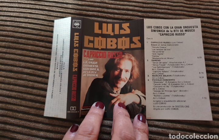 Casetes antiguos: Luis Cobos Capriccio Russo Casete - Foto 5