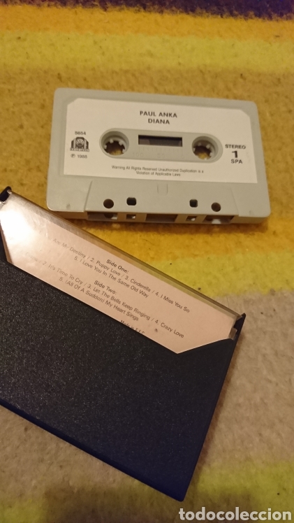 Casetes antiguos: Paul Anka - Diana - Foto 6