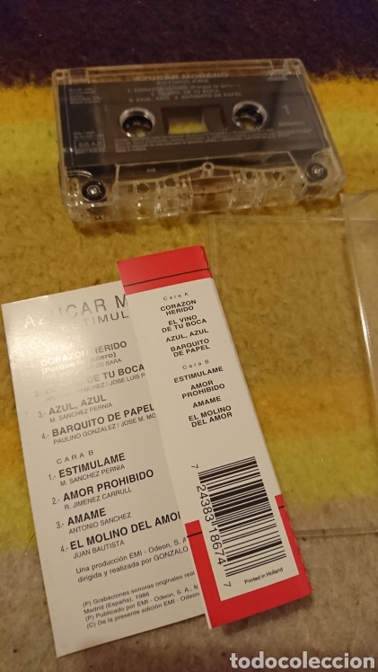 Casetes antiguos: Az&uacute;car Moreno - Estim&uacute;lame - cassette - Foto 4