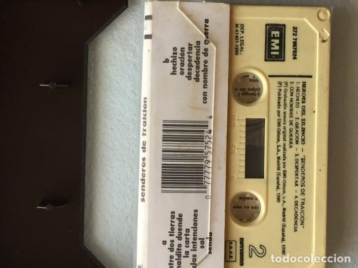 Casetes antiguos: H&Eacute;ROES DEL SILENCIO SENDEROS DE TRAICI&Oacute;N - Foto 2