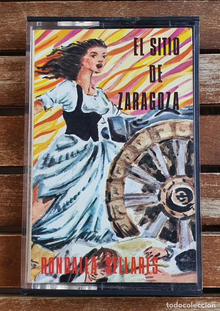 Casetes antiguos: CASSETTES - CINTA CASETE - EL SITIO DE ZARAGOZA - ORQUESTA RONDALLA SELLAR&Eacute;S - 1972