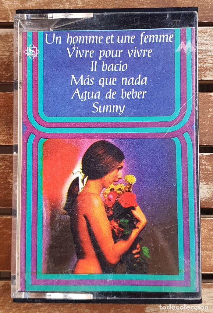 Casetes antiguos: CASSETTES - CINTA CASETE - Un homme et une femme - Recopilatorio varios - 1972