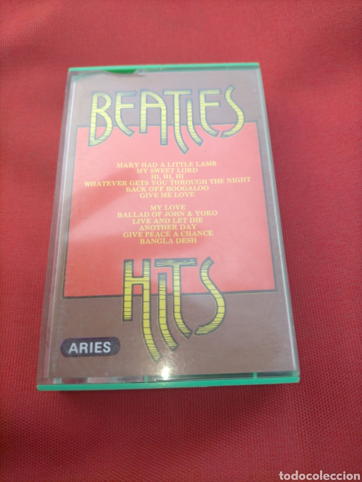 Casetes antiguos: BEATLES HITS-ORIGINAL ESPA&Ntilde;OL 1975 - Foto 1
