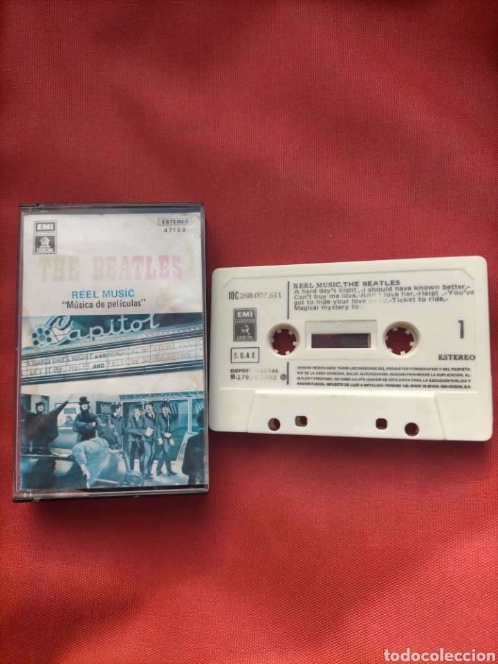 Casetes antiguos: THE BEATLES-MUSICA DE PELICULAS