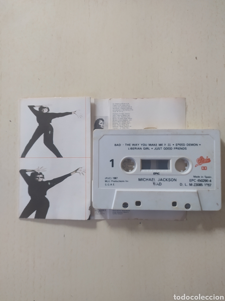 Casetes antiguos: Cassette Michael Jackson - Foto 3