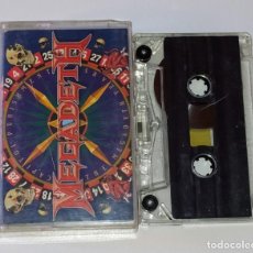Casetes antiguos: CASSETTE MEGADETH - CAPITOL PUNISHMENT, THE MEGADETH YEARS. Lote 235364030