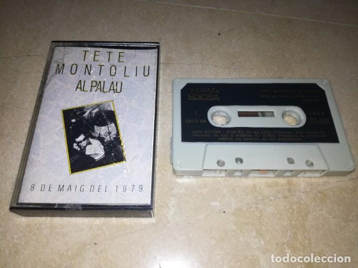 TETE MONTOLIU-AL PALAU (Música - Casetes)