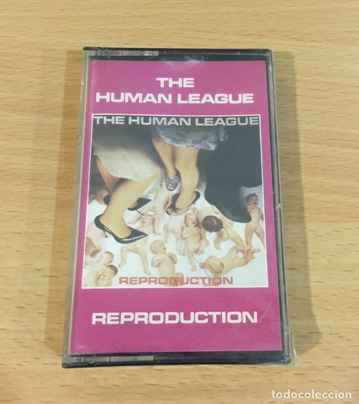 Casetes antiguos: CASSETTE CINTA TECHNO DE THE HUMAN LEAGUE - REPRODUCTION (1979). PRECINTADO