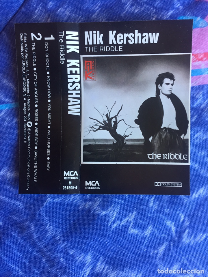 Casetes antiguos: Nik kershaw the riddle ( casete ) - Foto 7