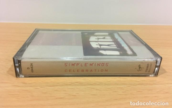 Casetes antiguos: CASSETTE CINTA DE SIMPLE MINDS - CELEBRATION (1982). PRECINTADO - Foto 2