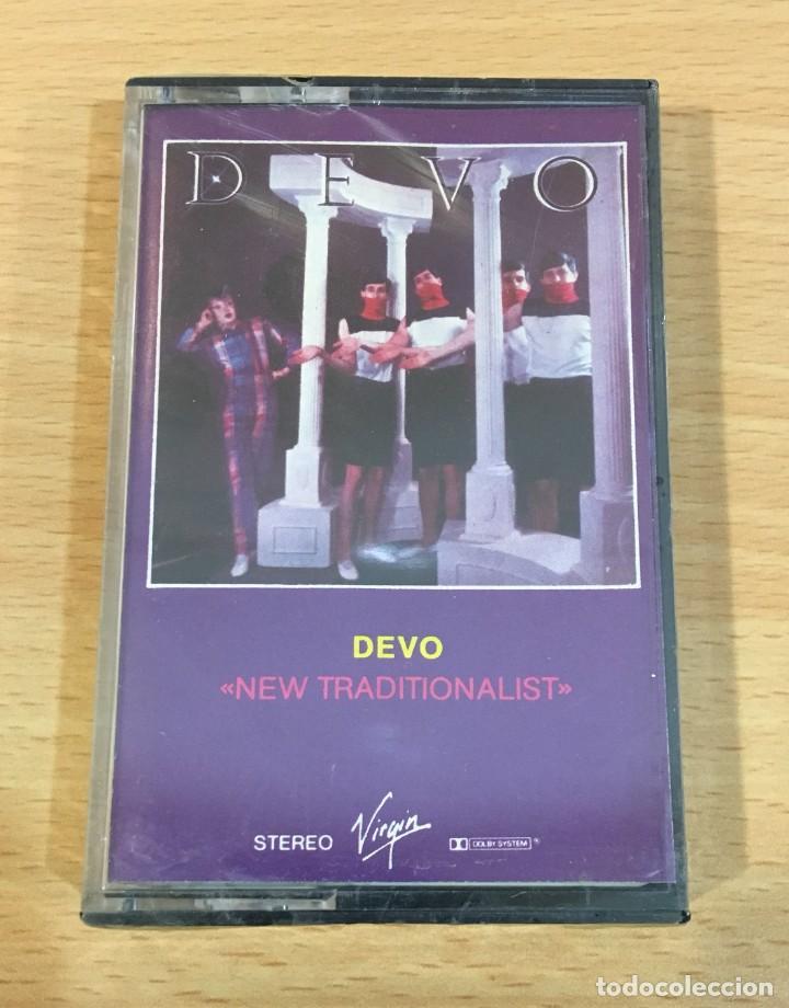 Casetes antiguos: CASSETTE CINTA DE DEVO - NEW TRADITIONALIST (1981). PRECINTADO - Foto 1