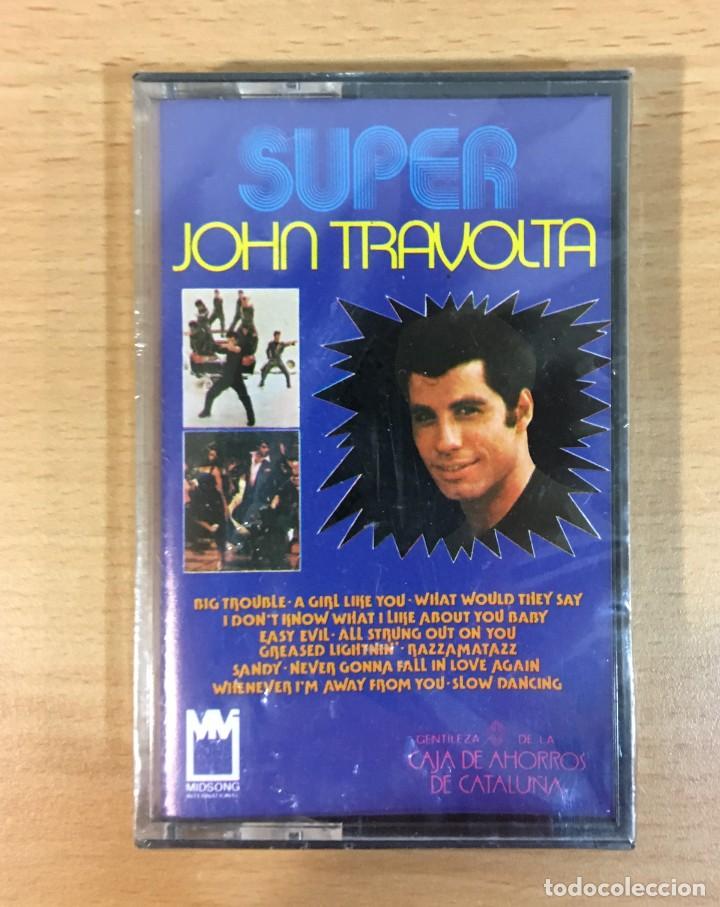 Casetes antiguos: CASSETTE CINTA RECOPILATORIO SUPER JOHN TRAVOLTA (1979). PRECINTADO