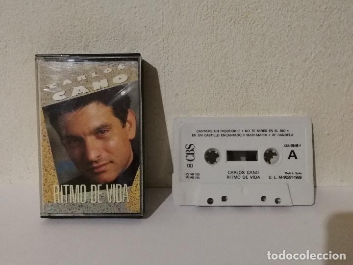 Casetes antiguos: CASETE ORIGINAL - CARLOS CANO - RITMO DE VIDA - Foto 1