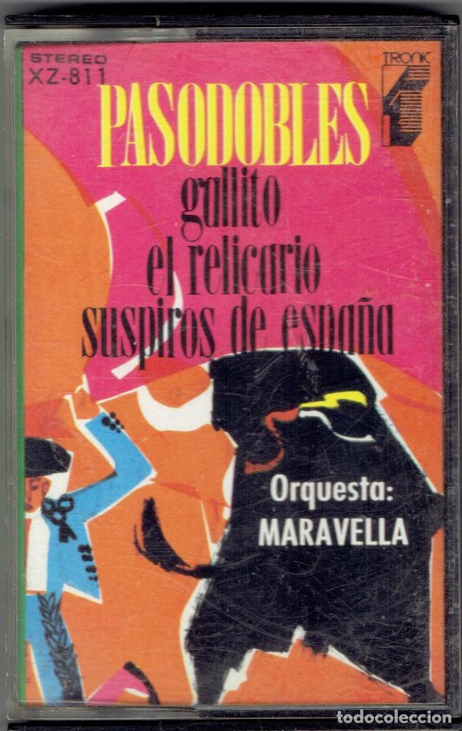 Casetes antiguos: CASETE, PASADOBLES, ORQUESTA MARAVELLA - Foto 1