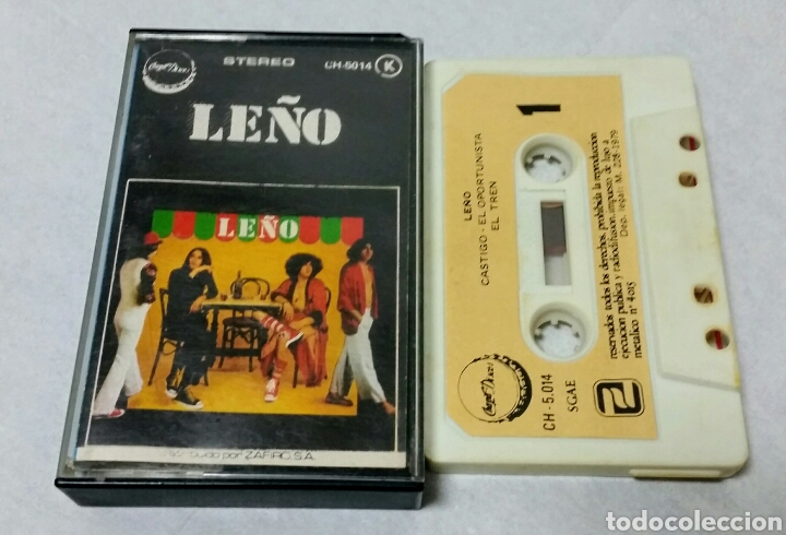 Casetes antiguos: Le&ntilde;o 1er Disco *Cassette* ChapaDiscos 1979 - Foto 2