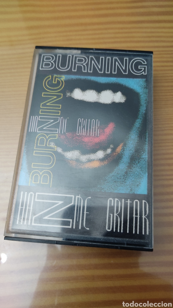 Casetes antiguos: Cassette de Burning &rdquo;Hazme Gritar&rdquo; - Foto 1