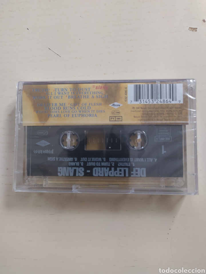 Casetes antiguos: Cassette Def Leppard precintada - Foto 3