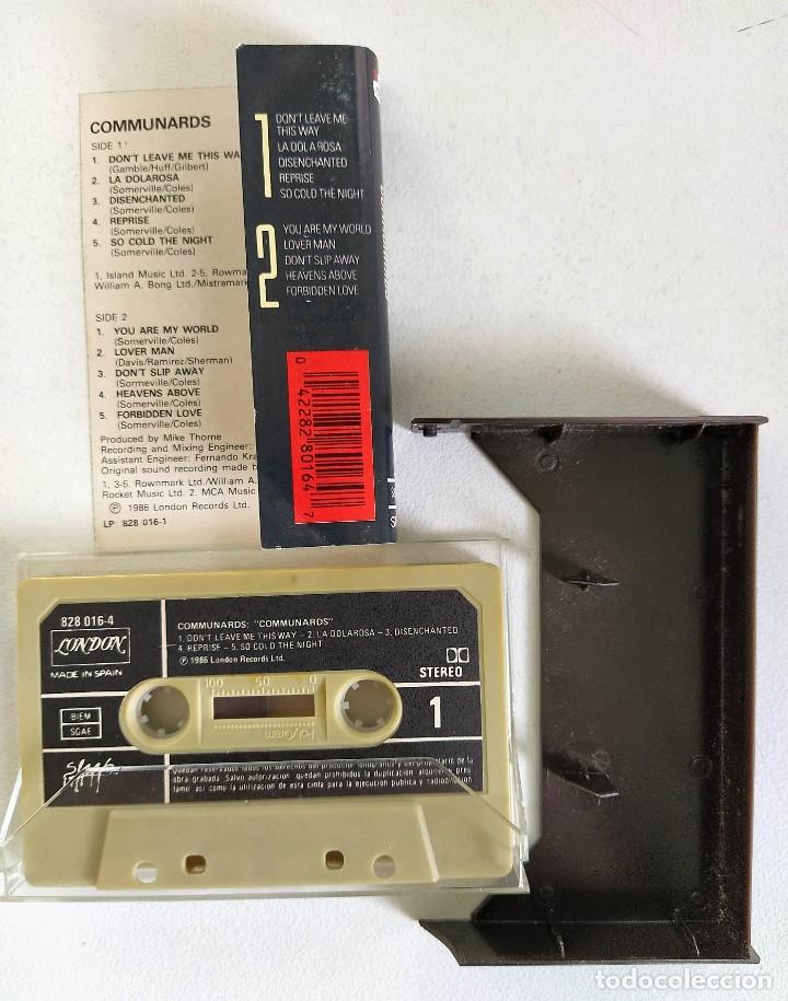 Casetes antiguos: COMMUNARDS (CASSETTE) ~ LONDON (1986) - Foto 3