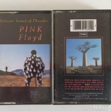 Casetes antiguos: PINK FLOYD - DELICATE SOUND OF THUNDER (2 CASSETTE) ~ EMI (1988). Lote 307044443