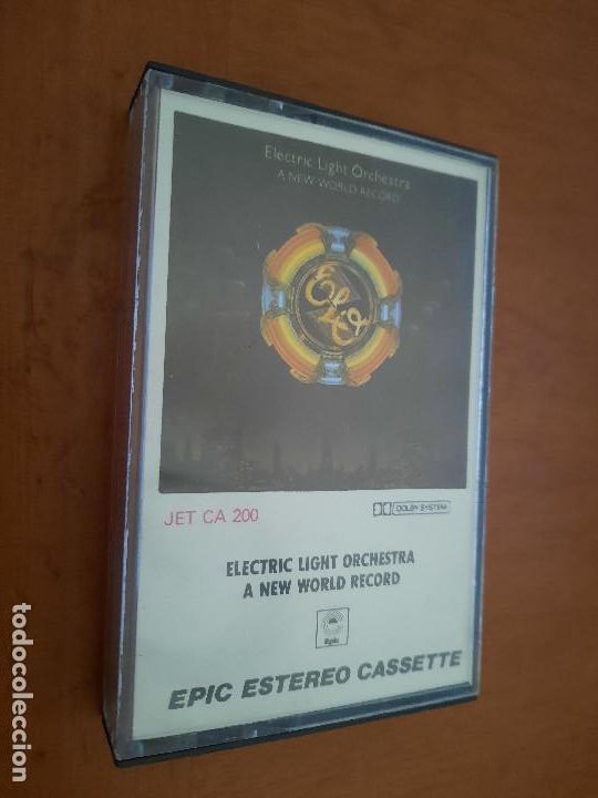 Cassetes antigas: ELECTRIC LIGHT ORECHESTRA. A NEW WORLD RECORD. CASETE EN BUEN ESTADO.
