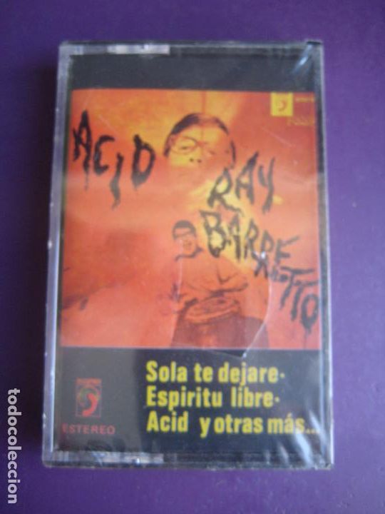 Cassetes antigas: Ray Barretto &lrm;&ndash; Acid - CASETE DISCOPHON 1981 PRECINTADO - BOOGALOO - SALSA - DESCARGA