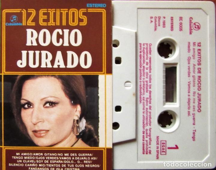 Casetes antiguos: ROC&Iacute;O JURADO - 12 &Eacute;XITOS - Foto 1