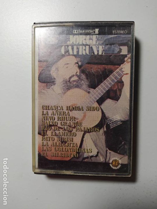 Casetes antiguos: JORGE CAFRUNE. CASETE. TDKCST39A - Foto 1