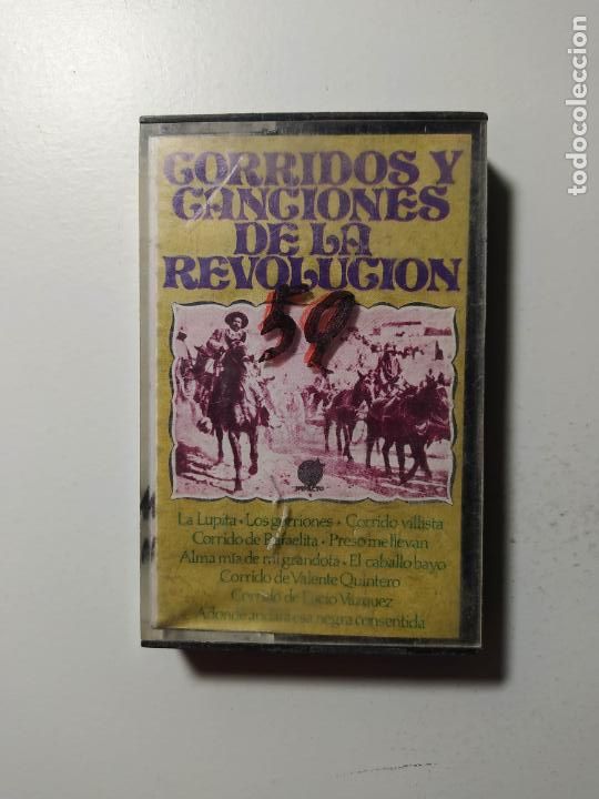 Alte Kassetten: CORRIDOS Y CANCIONES DE LA REVOLUCION. CASETE. TDKCST39B