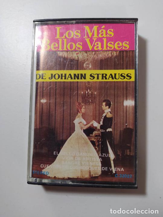 Old Cassettes: LOS MAS BELLOS VALSES DE JOHANN STRAUSS. CASETE. TDKCST40C