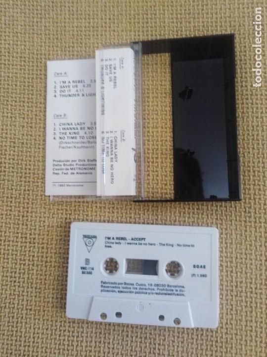 Casetes antiguos: Cinta Cassette antiguo Accept - Foto 3